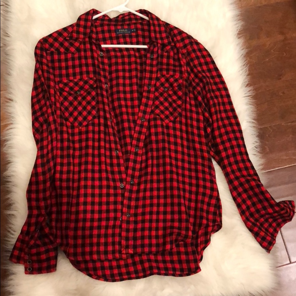 Polo Red Plaid Flannel